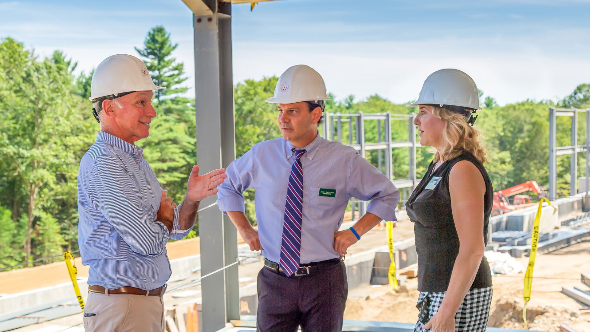 Congressman Joe Courtney, David Panteleakos and Donna Copeland