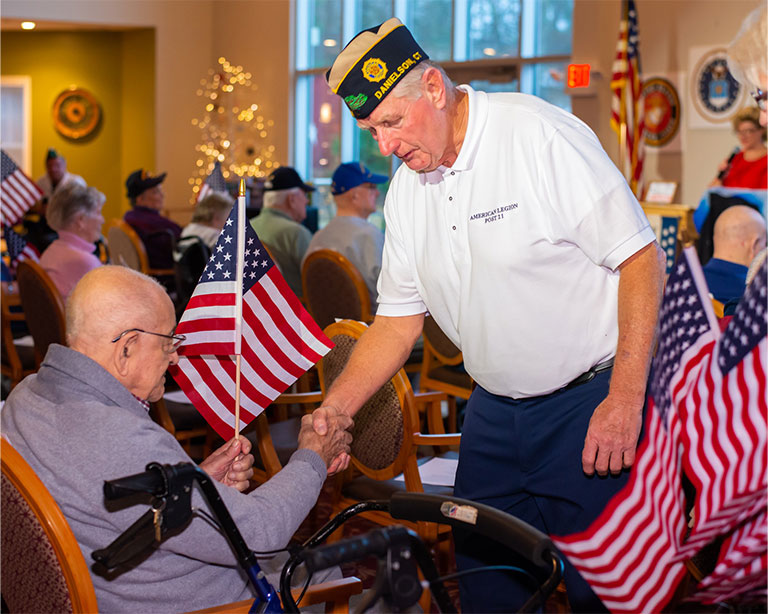 Image of Veterans Day at CLAWC