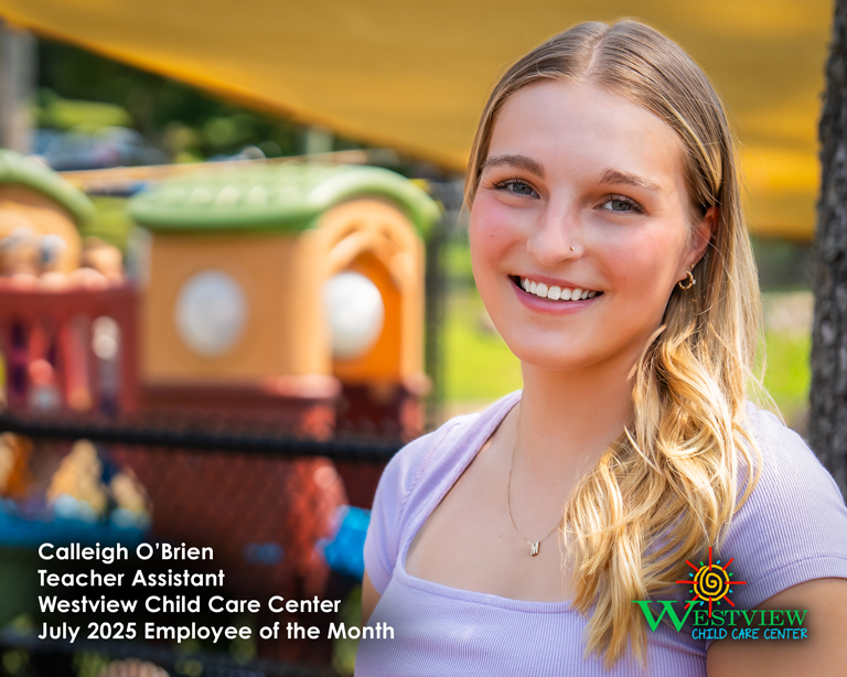 Image of employee of the month Calleigh O'Brien 